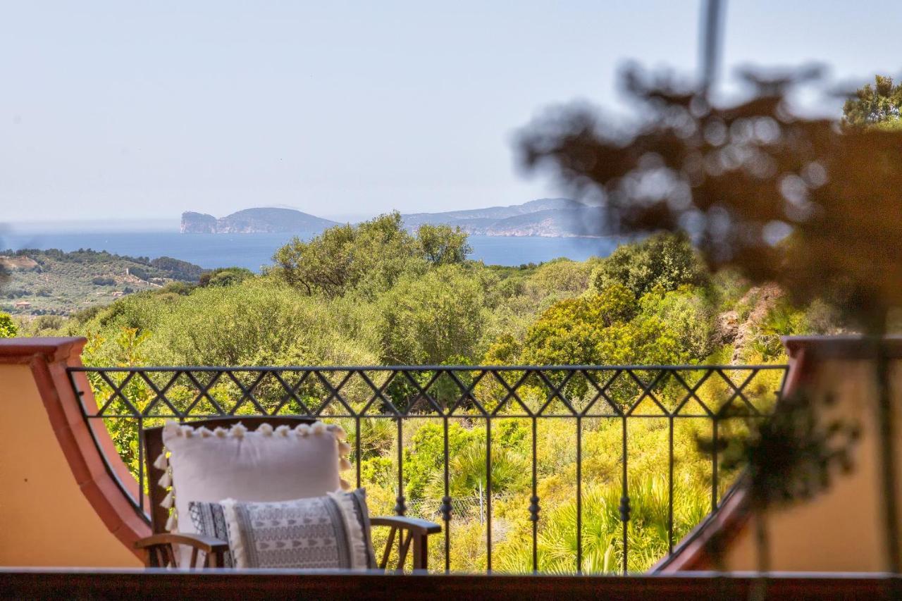 Sardinia Re - Villa Martin Panoramic View Alghero Eksteriør billede